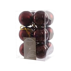 12 kerstballen 60 mm kunststof boomballen kerstdecoratie ballen