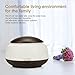 Tasera Essential Oil Diffuser with Remote Control, 300ml Mini Aroma Essential Oil Cool Mist Humidifier, Waterless Auto Shut-Off, Timer and 7 Color LED Lights for Office Home Study Yoga Spa Baby