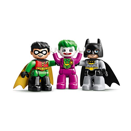 LEGO 10919 DUPLO Super Heroes DC Bathöhle mit Batmobil, Batman, Robin, Joker und Auto, Baby Spielzeug ab 2 Jahre… – Bild 6