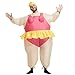 TOLOCO Inflatable Costume for Kid, Inflatable Alien Costume Kids, Alien Holding Person Costume, Halloween Blow up Costume (Women)