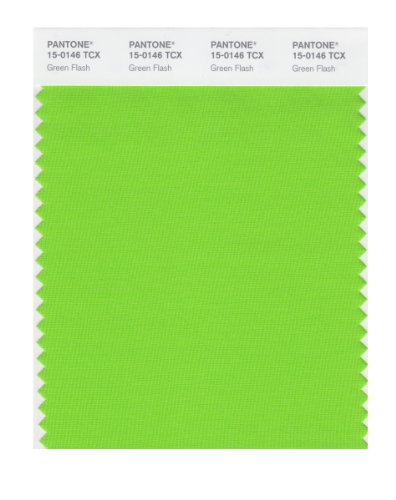 PANTONE SMART 15-0146X Color Swatch Card, Green Flash