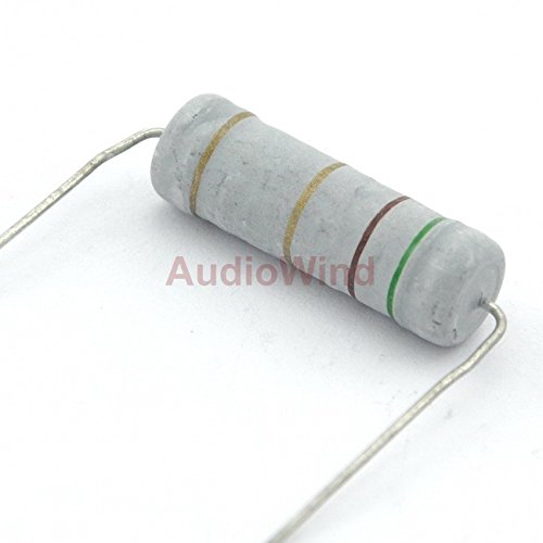 Electronics-salon 10pcs 5.1 ohm 5 watts 5w metal oxide film resis…