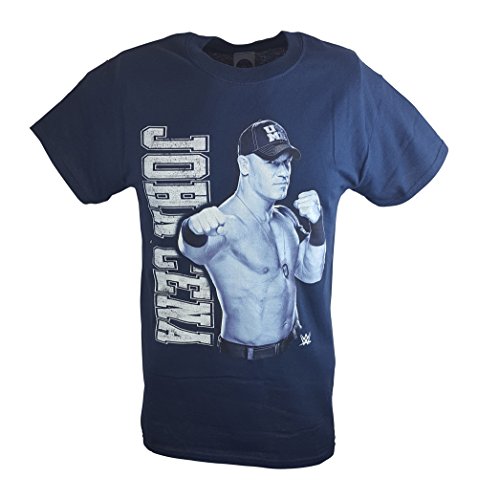 John Cena Come Get Some WWE Mens Navy Blue T-shirt-XL