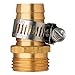 2 Pack - Orbit Male Aluminum Water Hose Repair Kit w/Hose Clamp - 5/8