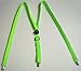 LED Glowing Suspenders Men Suit Costume Light-Up Party Outfit Nightlife Halloween (Green)