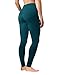 Woolx Avery - Women's Wool Leggings - Midweight Merino Base Layer Bottoms , Medium, Midnight Teal