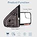 ECCPP Tow Mirror Replacement fit for 2004-2014 for Ford for F150 Towing Mirror with Power Control Heated Manual Folding Reflector Passenger Side