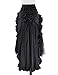 GK Vintage Dress Women's Custome Steampunk Cocktail Party Skirts Black L