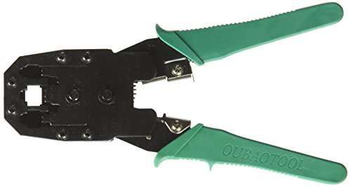 DCS Cable Tester +Crimp Crimper +100 Rj45 Cat5 Cat5e Connector Plug Network Tool Set