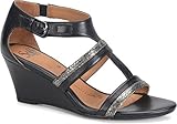 Sofft Pippa Open Toe Leather Wedge Sandal