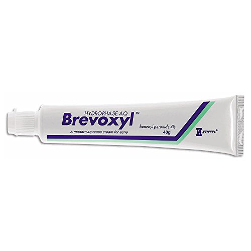 Stiefel Brevoxyl Benzoyl Peroxide 4% Hydrophase Aq Spot and Acne Cream 40g