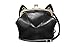 XMLiZhiGu Girls' Cute Kitty Purse Crossbody Shoulder Bags Black Pu Leather Cat Ear Bag Women's Handbag
