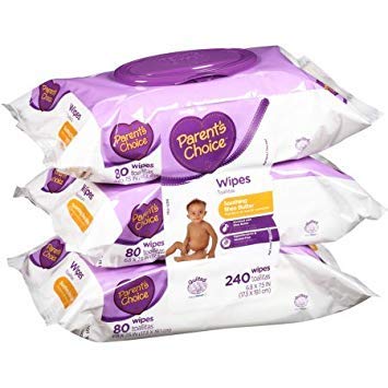 shea butter parents choice wipes