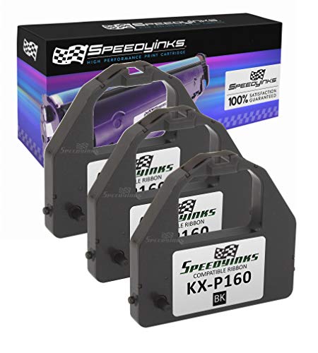 Speedy Inks - 3PK Compatible Panasonic Black Printer Ribbon KX-P160 - Thumbnail 4
