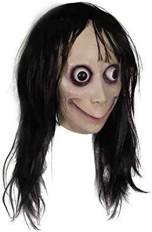 Sspent Creepy Momo Mask Scary Momo Challenge Games Evil Latex