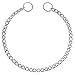 Mogoko Stainless Steel Dog Choke Chain Collar, Puppy Metal P Chain Slip Collar Pet Titan Training Walking Choker(3.0mm;22.0 inch)
