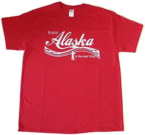 Arctic Circle Enterprises Enjoy Alaska It's The Reel Thing Tee Shirt Adult (L)