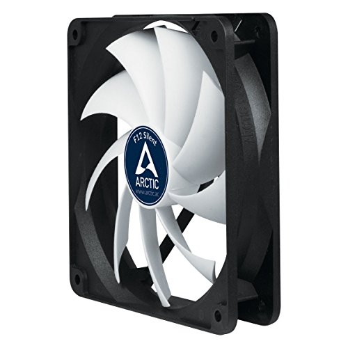 ARCTIC-F12-Silent-120-mm-Case-Fan-Very-quiet-motor-Computer-Almost-inaudible-Push-or-Pull-Configuration-Fan-Speed-800-RPM-BlackWhite
