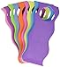 Darice 1022-90 9-Piece Foamie Wavy Style Door Hangers, 6 mm, Colors May Vary, Colors May Vary Bright Colors