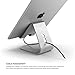 elago® P2 Stand - [Premium Aluminum][Ergonomic Angle][Cable Management] - for iPad and Tablet PC (Silver)