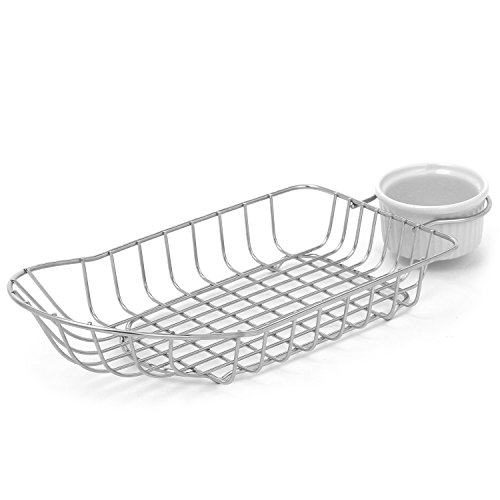 Stainless Steel French Fries Serving Basket with Ceramic Ramekin - Thumbnail 5