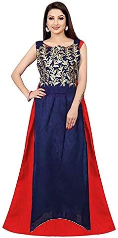 Ekva Fashion Women's Tapeta Silk Lehenga Gown