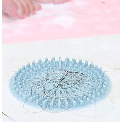 FunDiscount 5 Pack Silicone Hair Drain Catcher | Kitchen Sink Strainer | Bathroom Shower Sink Stopper | Drain Cover | Hair Trap | Bath Tub Protector for Floor Laundry Kitchen Bathroom Bathtub (5 PCS)