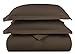 HC Collection Duvet Cover - Brown King Size Duvet Cover - 3 Piece Soft Breathable Microfiber Duvet Cover Set with Zipper Closure & 2 Pillow Shams