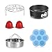 BAYKA Pressure Cooker Accessories Set, Compatible with Instant Pot 5, 6, 8 Qt, Steamer Basket, Springform Pan, Bites Molds, Egg Rack, Mini Mitts, 5,6,8