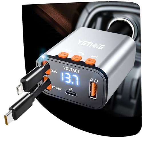 YETHKE PT-42 FM Transmitter Car Charger