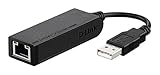 D-Link USB Ethernet Adapter, High Speed Network PC Desktop USB 2.0 Fast (DUB-E100)