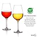 MICHLEY Unbreakable Wine Glasses, 100% Tritan Plastic Shatterproof Red Wine Glasses, BPA-free, Dishwasher-safe 18.5 oz, Set of 4