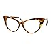 SA106 Womens Goth Mod Chic Classic Retro Cat Eye Optical Glasses Tortoise