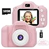 GlobalCrown Kids Camera,Mini Rechargeable Child Digital Camera Shockproof Video Camcorder Gifts for 3-8 Year Old Boys…