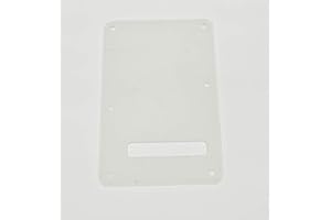 Dopro Clear Strat Guitar Back Plate ST Trem Tremolo Cover fits USA/Mexican Standard FD Stratocaster Transparent