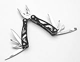 Durable Survivalist Pliers Multitool Camping Companion 13-in-1 (Black)
