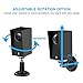 Wyze Cam Pan Wall Mount, Weather Proof Anti-Sun Glare and UV Protection Outdoor/Indoor Adjustable Bracket with Protective Skin Case for Wyze Cam Pan 1080p Security Camera (Black)