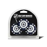 Team Golf NHL Winnipeg Jets Golf Chip Ball Markers (3 Count), Poker Chip Size with Pop Out Smaller Double-Sided Enamel Markers