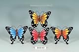 Set of 4 Decorative Metal Butterfly Wall Plaques (Kitchen)