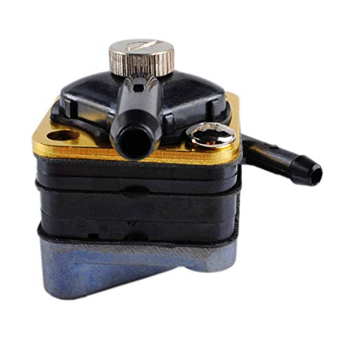 Gekufa 18-7350 Fuel Pump Compatible with Johnson Evinrude Mallory Outboard Engine Motor 9.9 15HP Pre 1993 and older & 6 8 9.9 15HP 1992 and Older - Replace 397839 397274 395091 391638 9-35350
