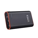Lumsing Portable Charger 10050mAh Premium External Power Bank for SmartPhones Tablets(Black)