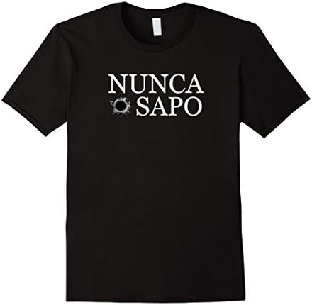 Mens Siempre Leal Nunca Sapo T-Shirt Medium Black
