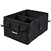 Gonex Car Trunk Organizer for Cargo SUV, Collapsible Auto Storage Box Bin Black