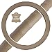 BDK Genuine Leather Steering Wheel Cover Medium 14.5