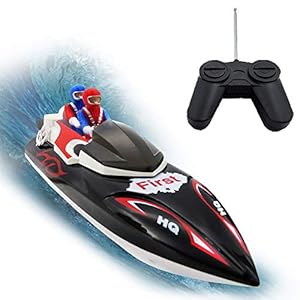 KOLAMAMA Remote Control Boat, RC Boat for Kids&Adults,2.4Ghz 4CH Electric Racing Boat for Pools and Lakes,Kids Boat Toy