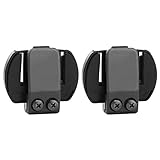 LEXIN 2 pcs Mounting Brackets for A4/R6 Bluetooth Intercom, motorcycle intercom clip