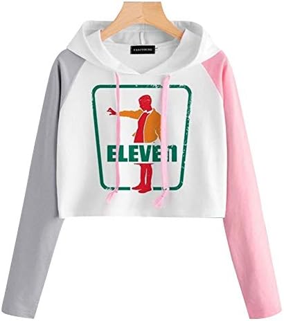 Herqw61 Unisex Stranger Things 3 Netflix Movie Poster Hoodie Hip Hop Fans Gift Sweatshirt Women and Men