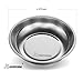 Jsbrothers Stainless Steel Heavy Duty 4 Inches Round Magnetic Screws Tools Parts Tray Holder