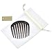 Camila Paris CP2431 French Hair Side Comb Small Rounded Tortoise Shell, French Twist Hair Combs, Strong Hold Hair Clips for Women Bun Chignon, No Slip Styling Girls Hair Accessories Made in France