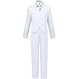 Visaccy Boys Suits Slim Fit Dress Clothes Ring Bearer Outfit